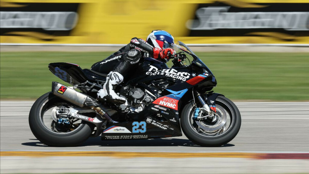 Corey Alexander (23). Photo by Brian J. Nelson, courtesy MotoAmerica.