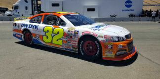 Dale Quarterley's race car. Photo courtesy Dale Quarterley.