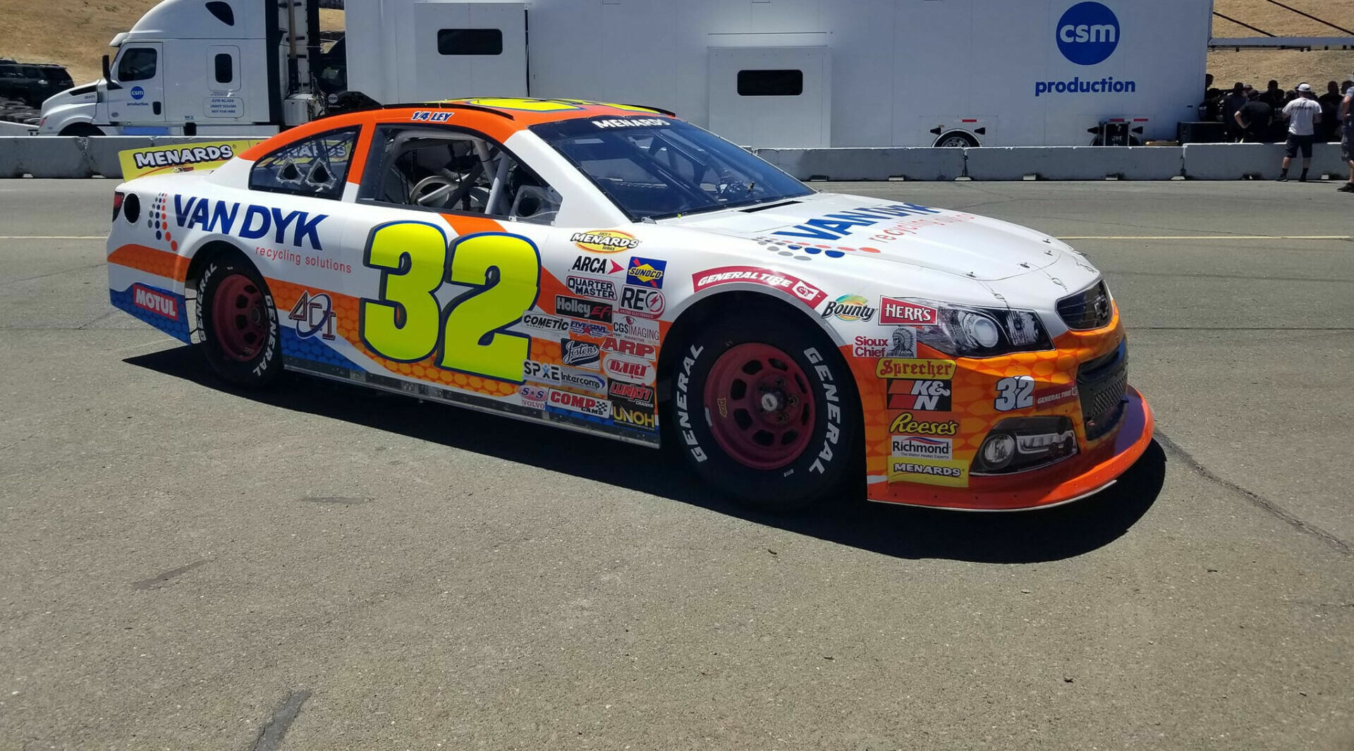 Dale Quarterley's race car. Photo courtesy Dale Quarterley.