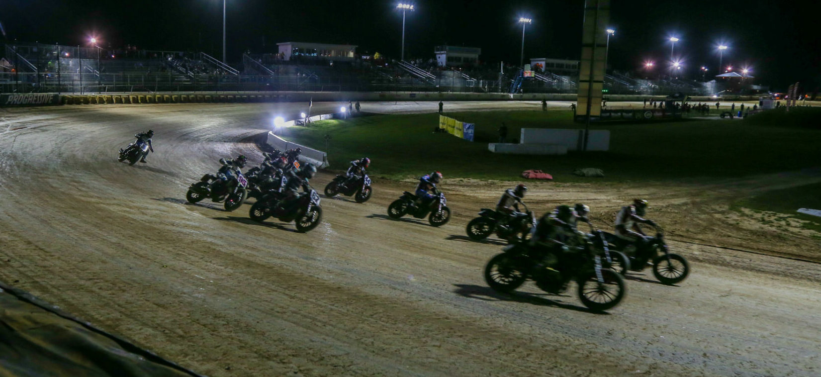 Action from the AFT SuperTwins Main Event at New York Short Track I in 2021. Photo by Scott Hunter, courtesy AFT.
