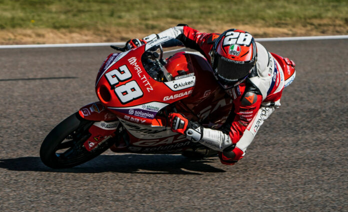 Izan Guevara (28). Photo courtesy Aspar Team. Izan Guevara (28). Photo courtesy Aspar Team.