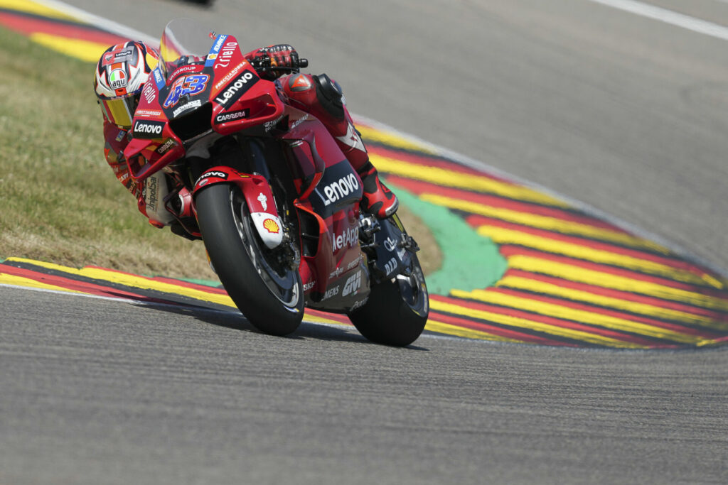 Jack Miller (43) came back from a Long Lap penalty to finish third. Photo courtesy Dorna.