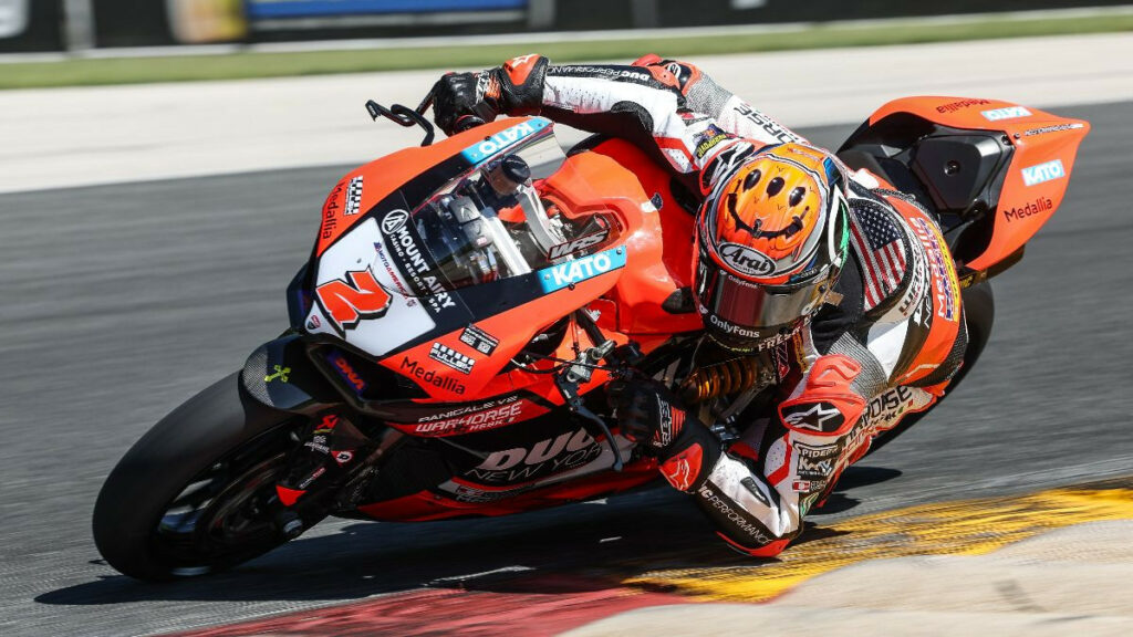 Josh Herrin (2). Photo by Brian J. Nelson, courtesy MotoAmerica.