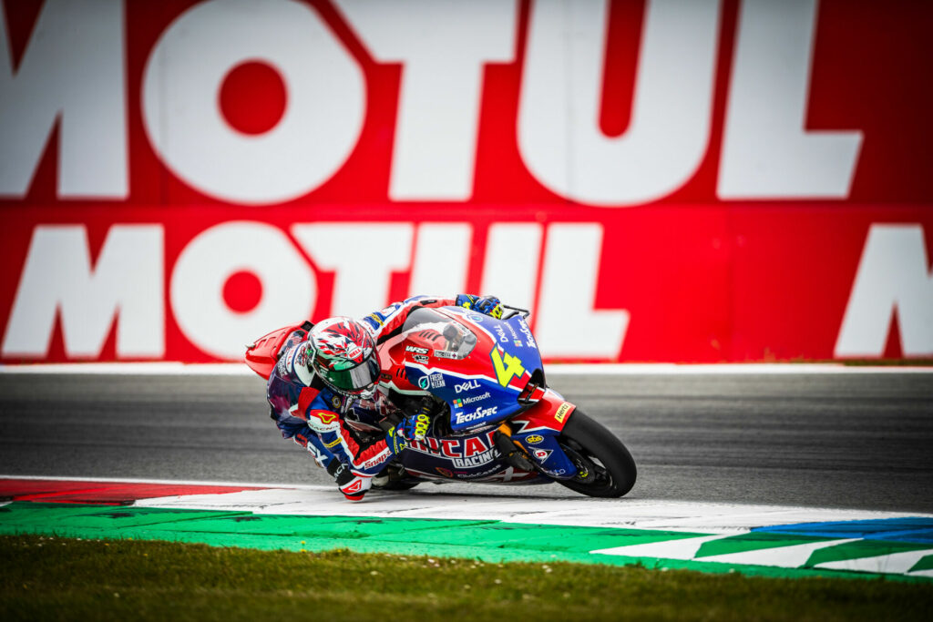 Sean Dylan Kelly (4) at Assen. Photo courtesy American Racing Team.