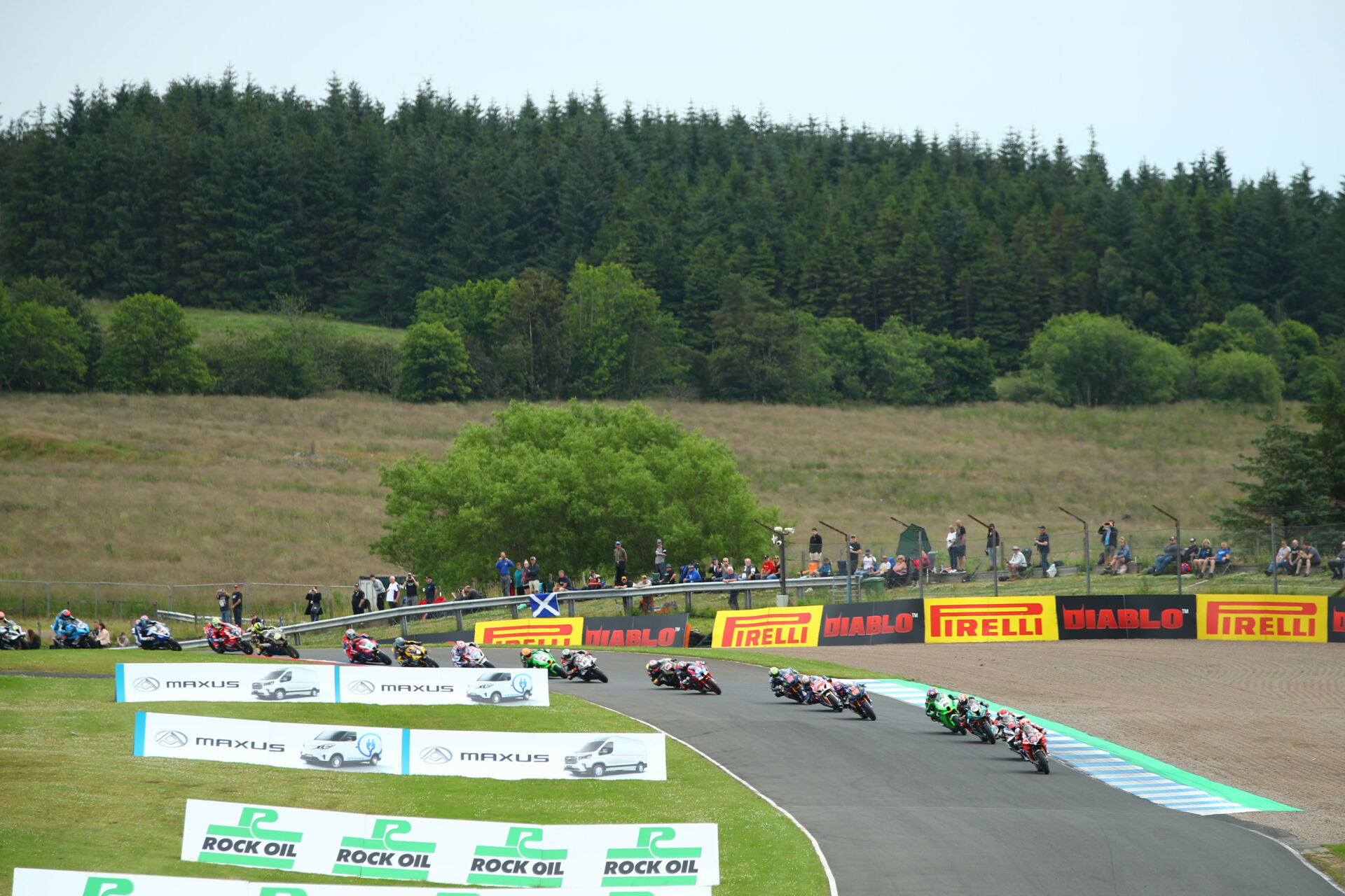 A BSB race start at Knockhill in 2021. Photo courtesy MSVR.