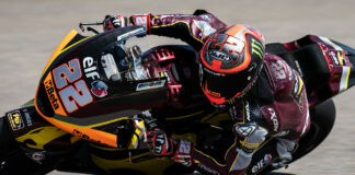 Sam Lowes (22). Photo courtesy Marc VDS Racing Team.