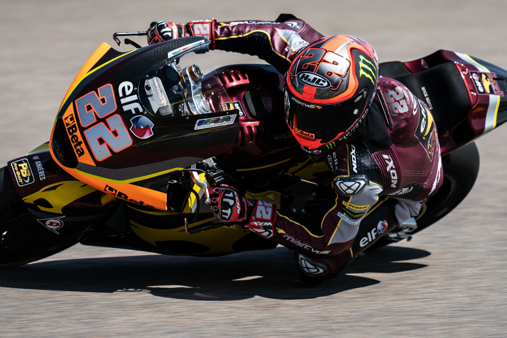 Sam Lowes (22). Photo courtesy Marc VDS Racing Team.