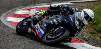 Valentin Debise (153) in action at Circuit Européen Pau-Arnos. Photo courtesy Valentin Debise.