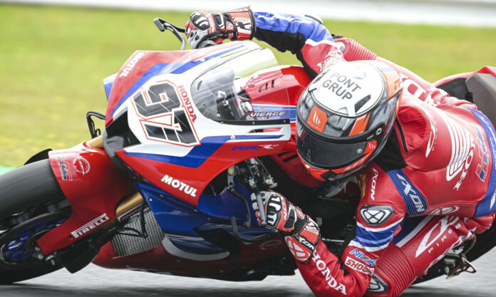 Xavi Vierge (97). Photo courtesy Honda. Xavi Vierge (97). Photo courtesy Honda.