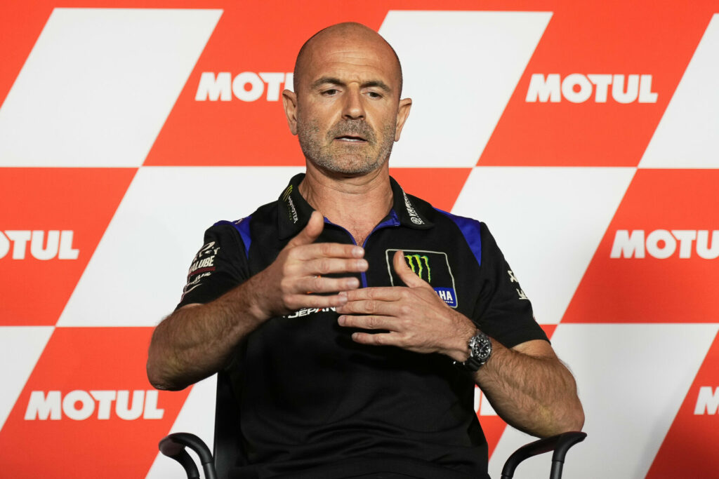 Monster Energy Yamaha Team Manager Massimo Meregalli. Photo courtesy Dorna.