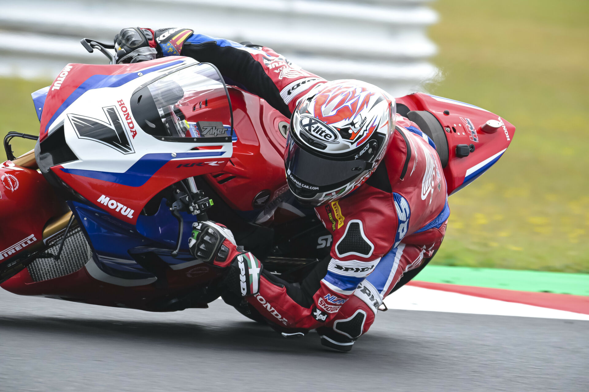 Iker Lecuona (7) testing at Misano. Photo courtesy Team HRC.