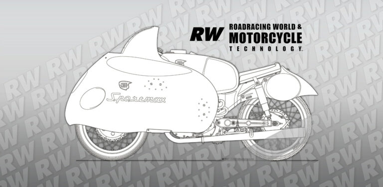 Historic Racebike Illustrations: 1955 NSU Sportmax