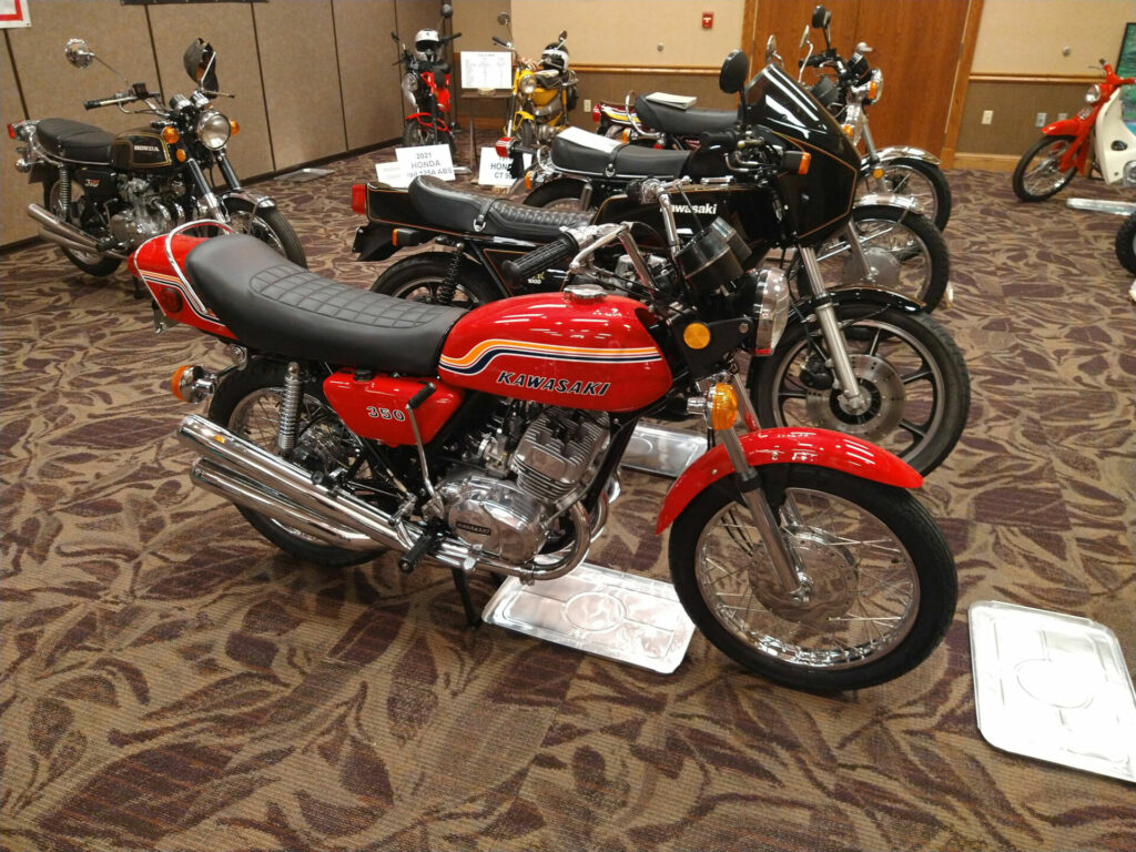 A 1972 Kawasaki 350 Samurai. Photo by Jon Seidel.