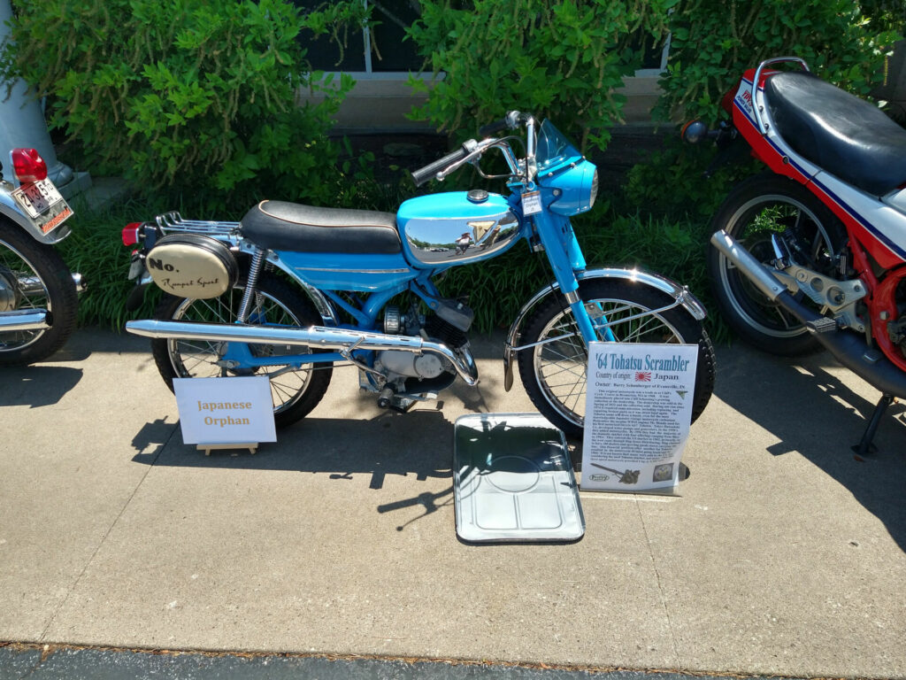 A 1964 Tohatsu Scrambler. Photo by Jon Seidel.