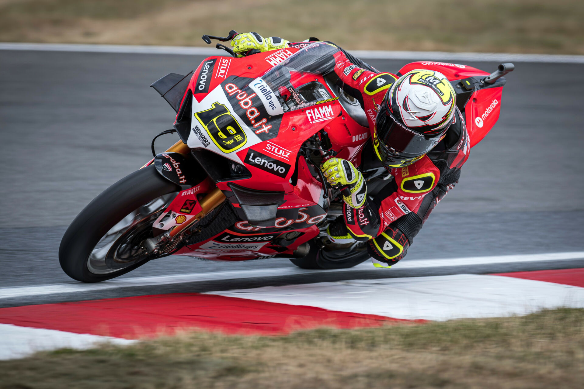 Alvaro Bautista (19). Photo courtesy Ducati.