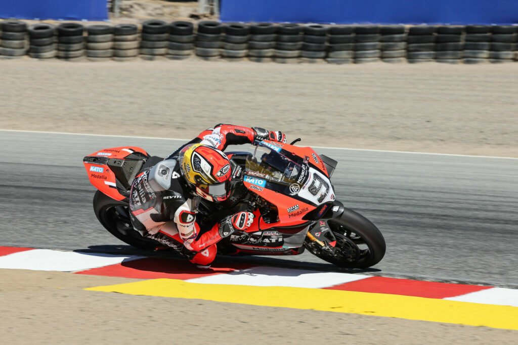 Danilo Petrucci (9). Photo by Brian J. Nelson, courtesy Ducati North America.