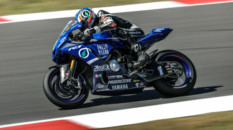 MotoAmerica: Gagne On The Gas In Superbike FP1 At Laguna Seca