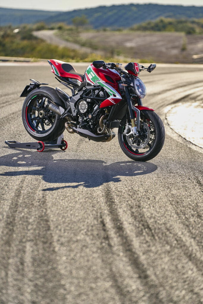 A 2022 MV Agusta Dragster RC SCS. Photo courtesy MV Agusta.