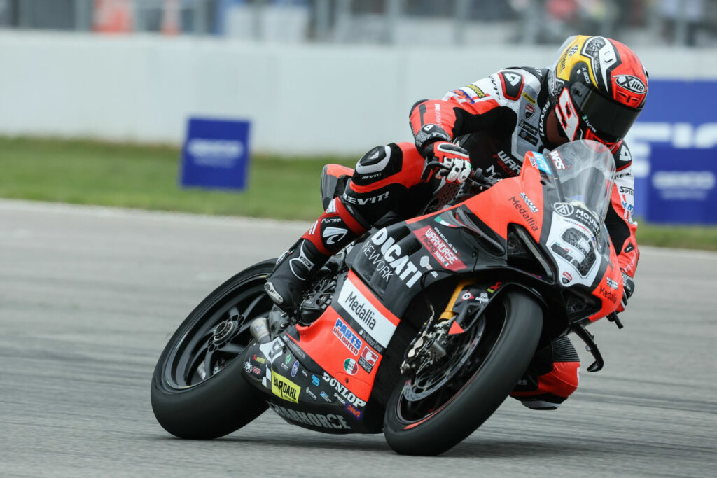 Danilo Petrucci (9). Photo by Brian J. Nelson, courtesy Ducati North America.