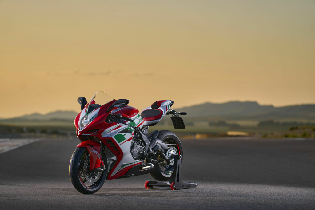 A 2022 MV Agusta F3 RC. Photo courtesy MV Agusta.