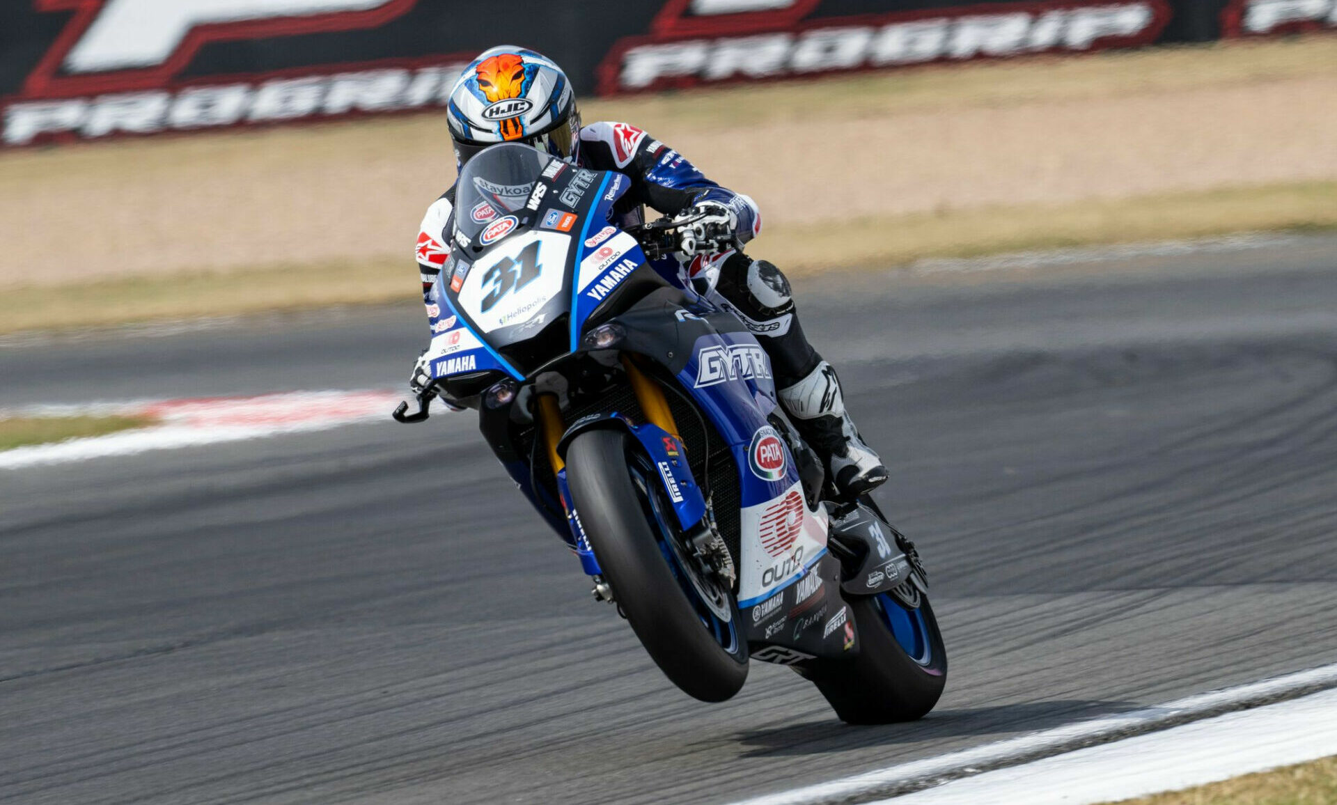 Garrett Gerloff (31). Photo courtesy GYTR GRT Yamaha WorldSBK Team.