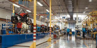 Inside the MV Agusta factory in Varese, Italy. Photo courtesy MV Agusta.