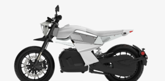 A rendering of an Anthem Launch Edition electric motorcycle. Image courtesy Ryvid.