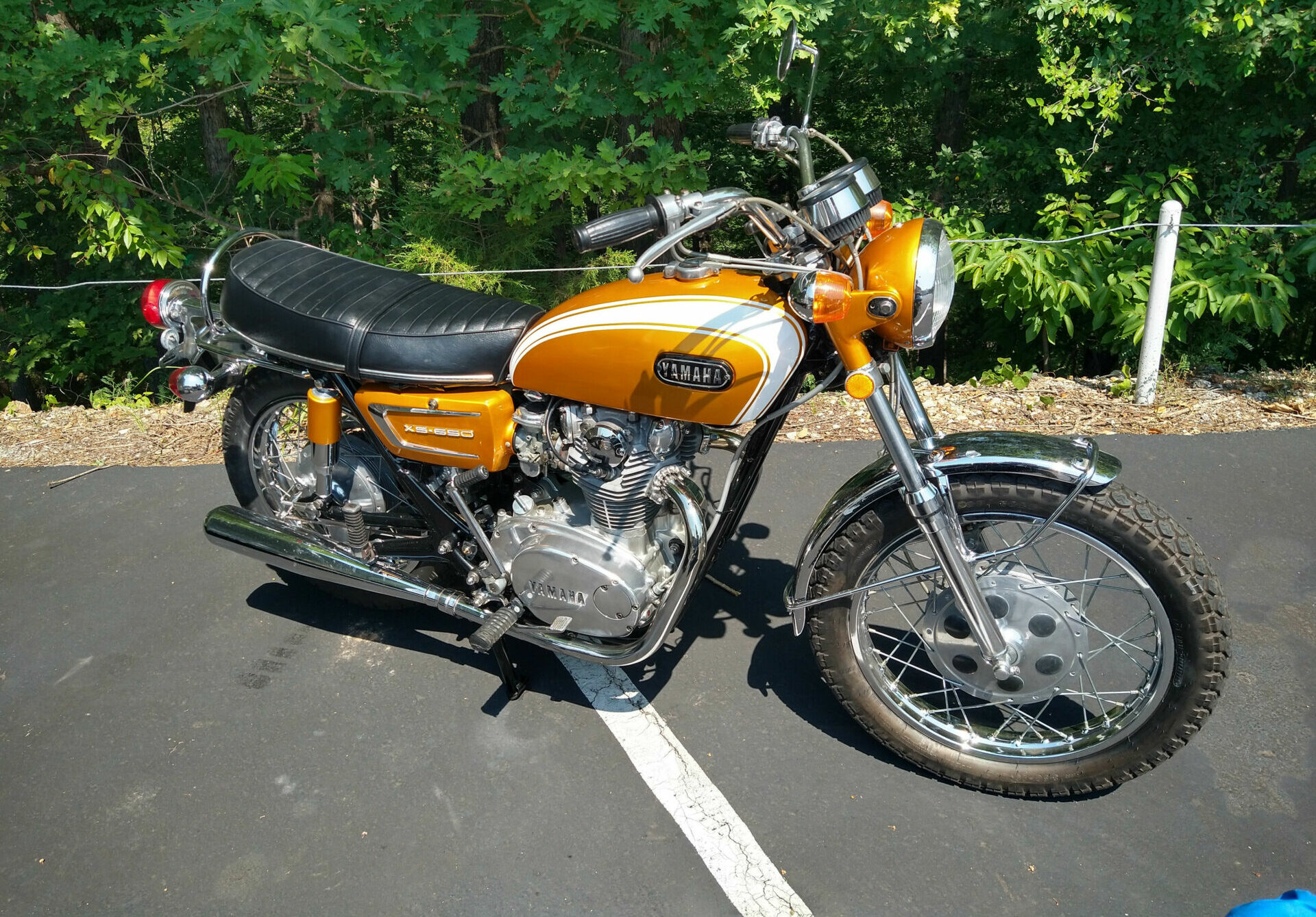 A Yamaha XS650. Photo by Jon Seidel.