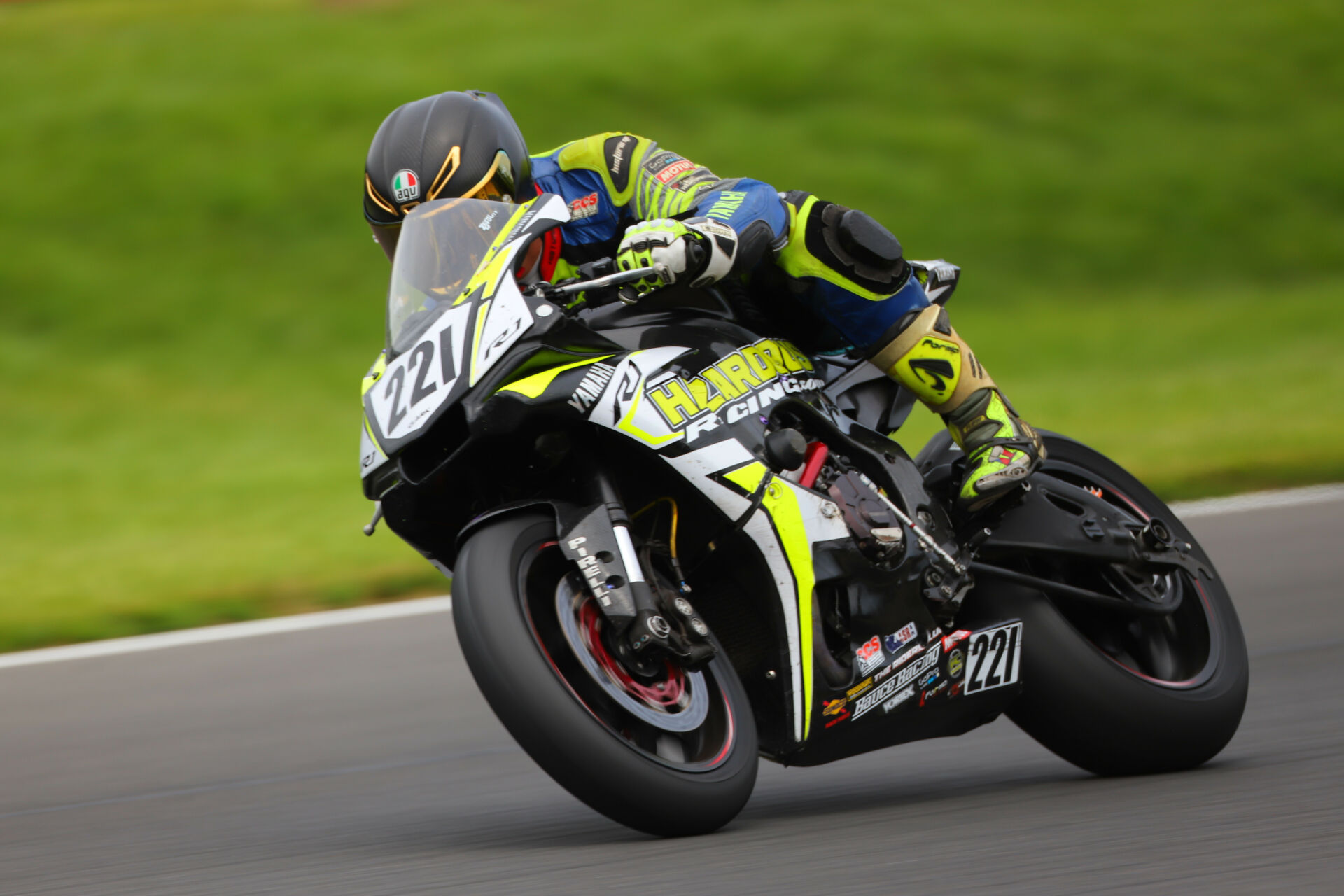 Hazardous/Clark Racing (221) at speed at Summit Point Raceway. Photo by etechphoto.com, courtesy ASRA/CCS.