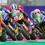 The FIM MotoE World Cup resumes this weekend at the Red Bull Ring, in Austria. Photo courtesy Energica and Dorna.