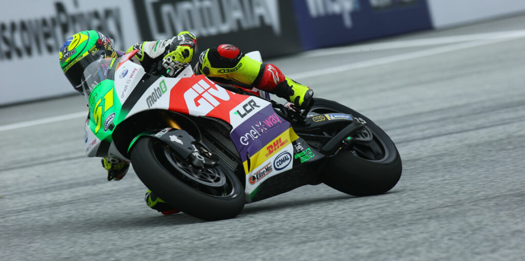 Eric Granado (51). Photo courtesy Energica and Dorna.