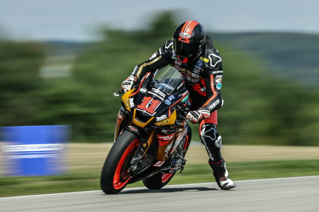 Mathew Scholtz (11). Photo by Brian J. Nelson, courtesy MotoAmerica.