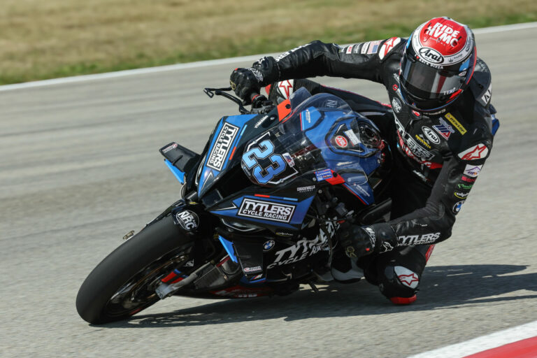 MotoAmerica: Alexander Breaks Lap Record, Takes Stock 1000 Pole Position