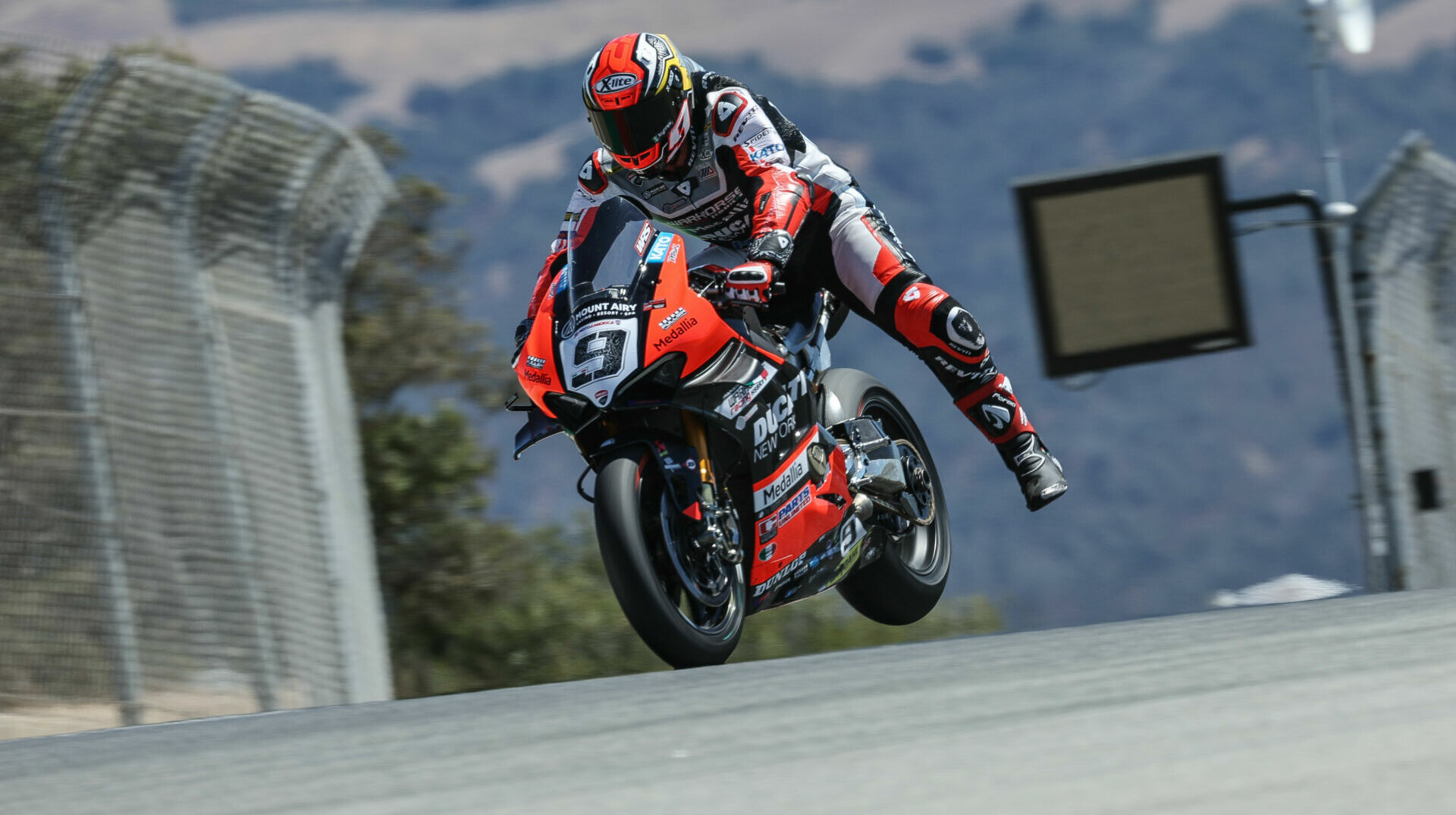 Danilo Petrucci (9), as seen at WeatherTech Raceway Laguna Seca. Photo by Brian J. Nelson.