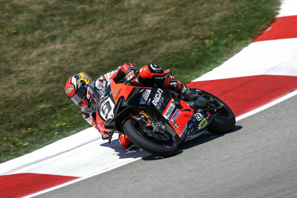 Danilo Petrucci (9). Photo by Brian J. Nelson, courtesy Ducati North America.