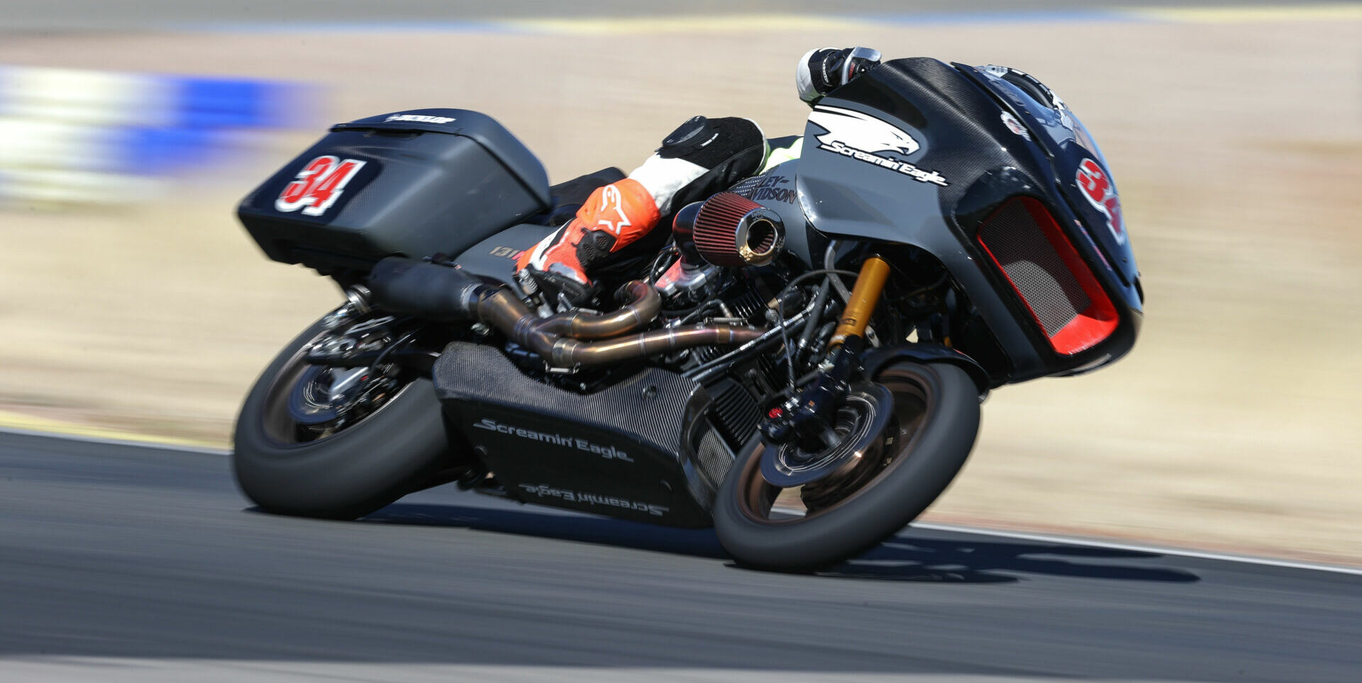 Both Kyle and Travis Wyman have won MotoAmerica Mission King Of The Baggers races, and Cody has worked behind the scenes as a test rider. Photo courtesy Harley-Davidson.