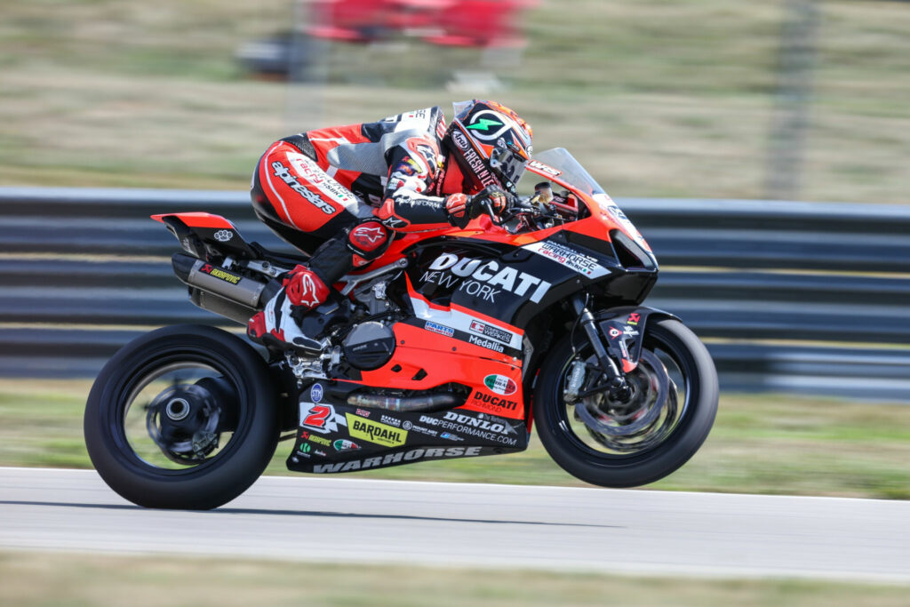 Josh Herrin (2). Photo by Brian J. Nelson, courtesy Ducati North America.