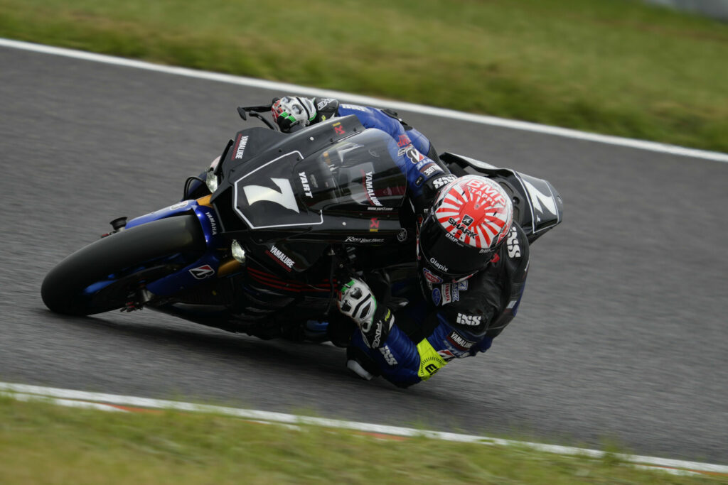 Niccolo Canepa (7) on the Yamalube YART Yamaha. Photo courtesy Yamaha.