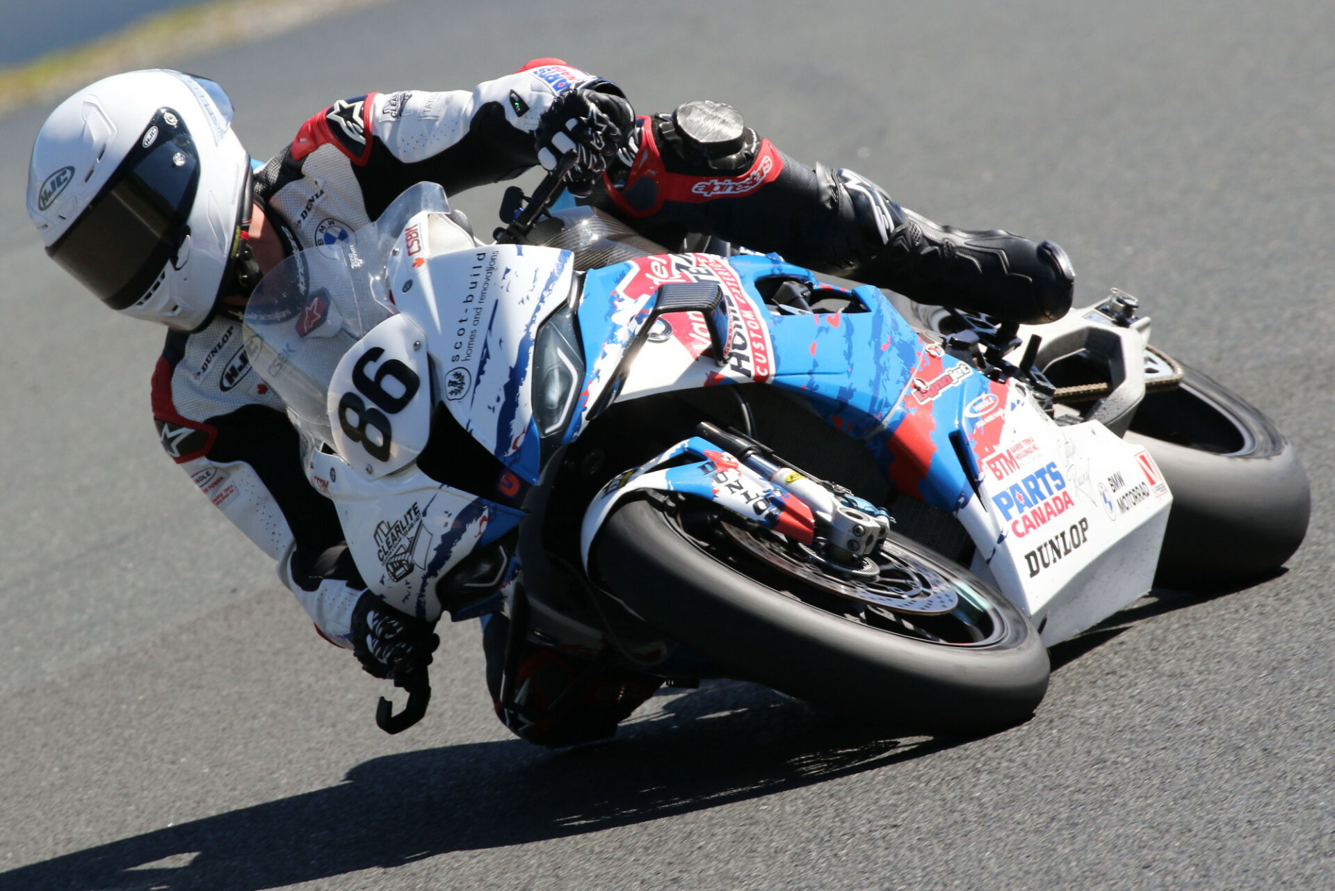 Ben Young (86). Photo by Rob O'Brien, courtesy CSBK/PMP.