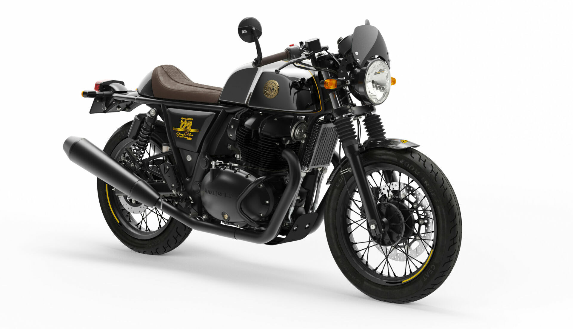 A 120th Year Anniversary Edition Royal Enfield Continental 650 GT. Photo courtesy Royal Enfield.