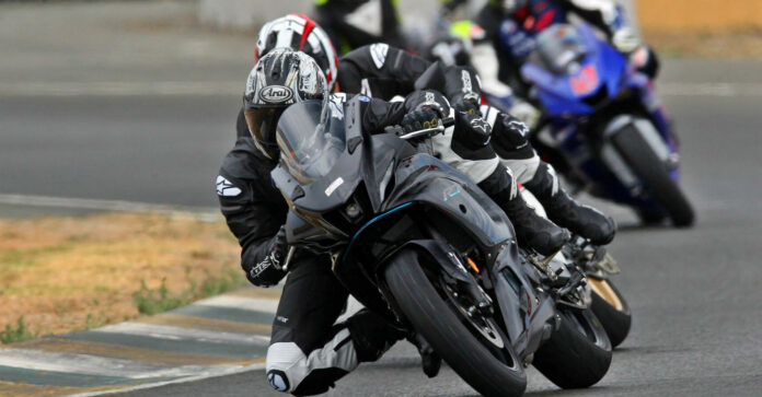 The Tech-Air 10 system works independently of the suit the rider wears, but requires adequate space for the bladders to deploy in case of a crash. Photos courtesy Dito Milian/GotBlueMilk.com/Yamaha.