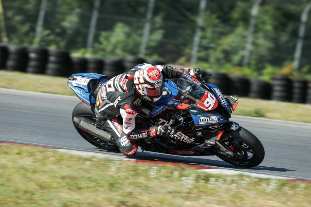 Zac Schumacher (90). Photo courtesy Tytlers Cycle/RideHVMC Racing.