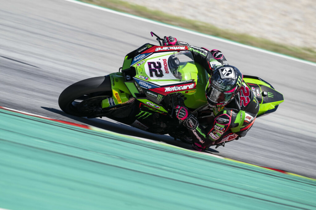 Alex Lowes (22). Photo courtesy Kawasaki.