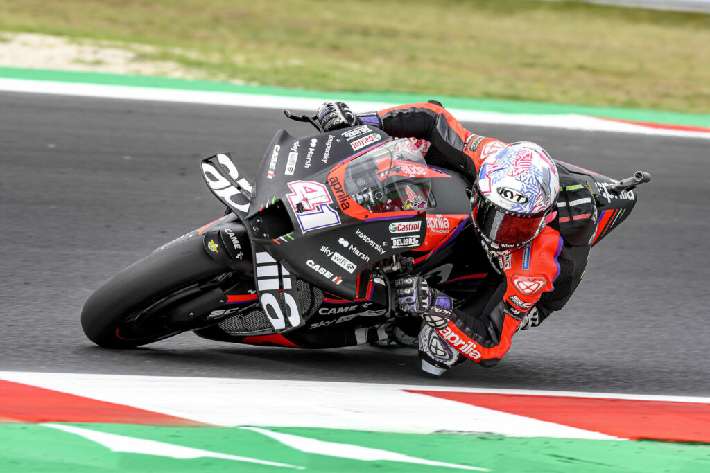 Aleix Espargaro (41). Photo courtesy Aprilia.