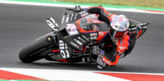 Aleix Espargaro (41). Photo courtesy Aprilia.
