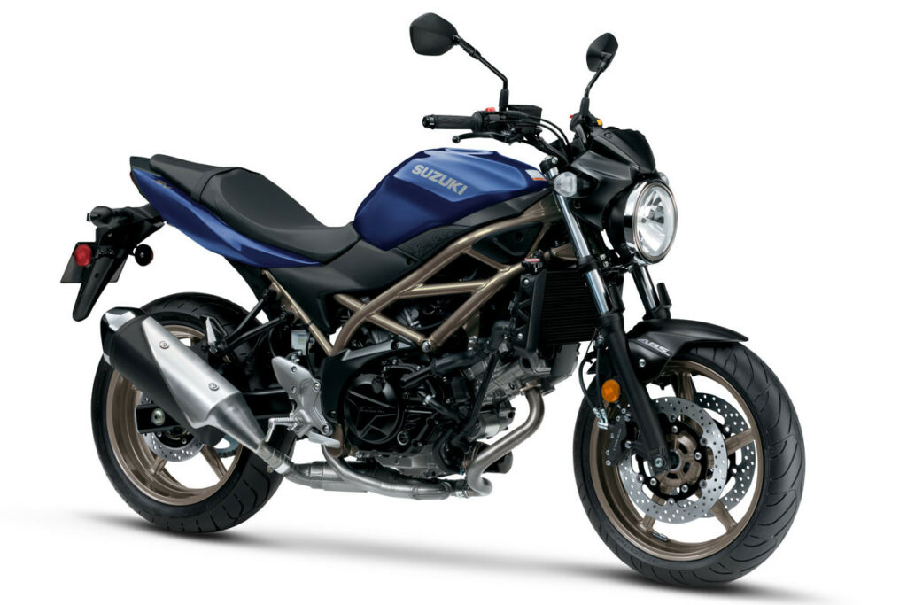 A 2023 Suzuki SV650 ABS. Photo courtesy Suzuki Motor USA, LLC.