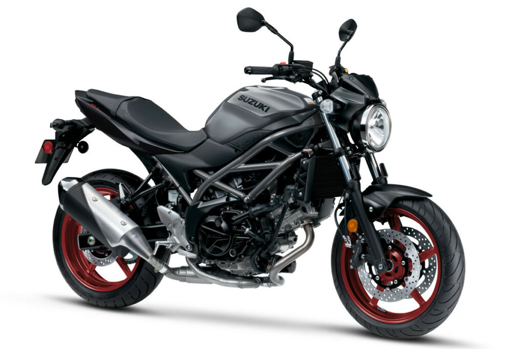 A 2023 Suzuki SV650. Photo courtesy Suzuki Motor USA, LLC.