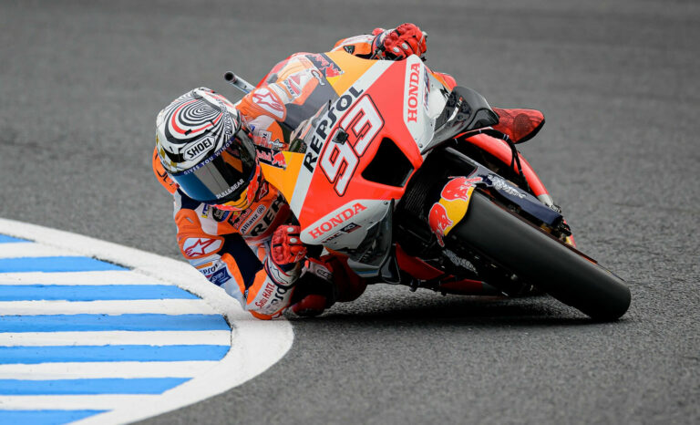 MotoGP: Marc Marquez Tops Wet FP2 At Motegi