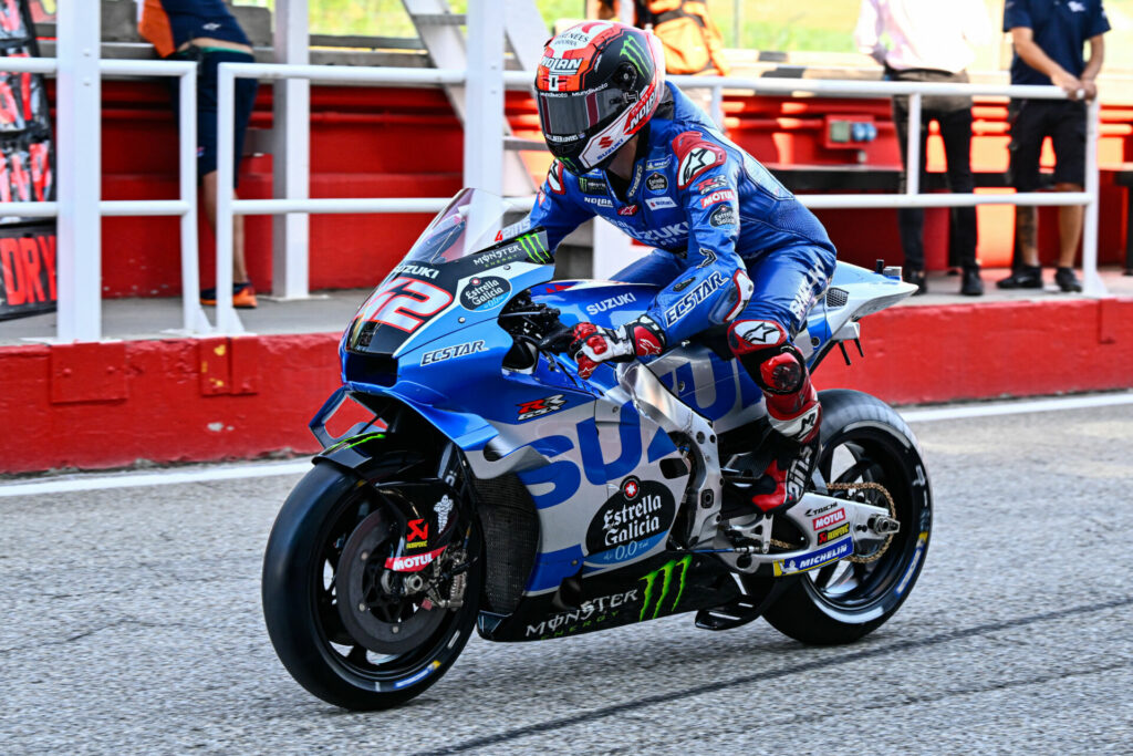 Alex Rins (42). Photo courtesy Dorna.