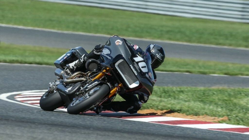 Travis Wyman (10). Photo by Brian J. Nelson, courtesy MotoAmerica.